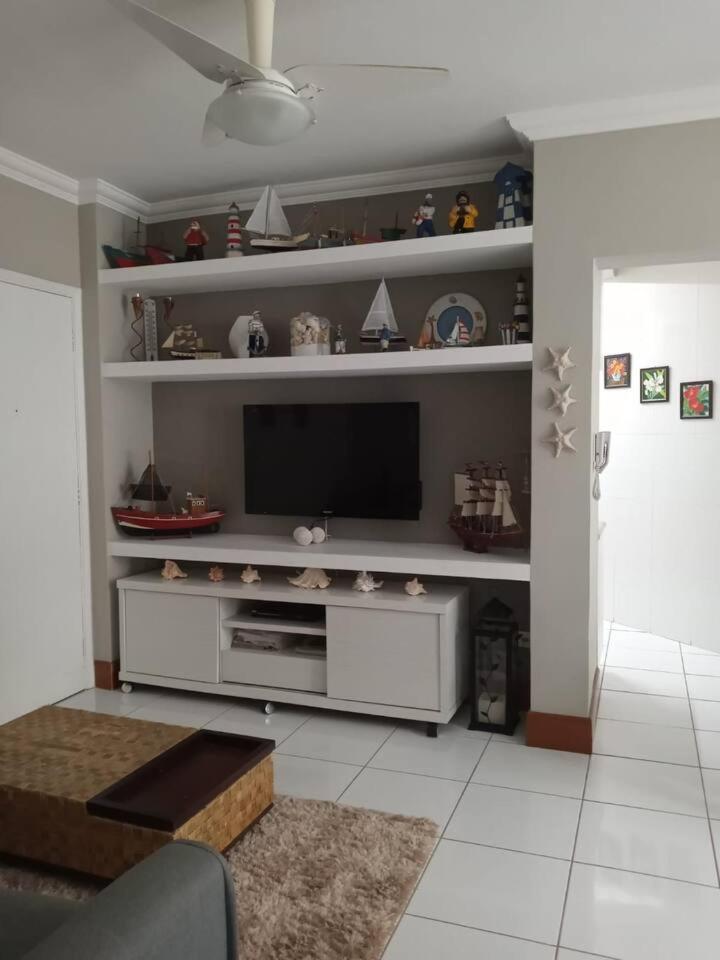 Apartamento completo na calçada da praia Apartment Guarujá Exterior foto