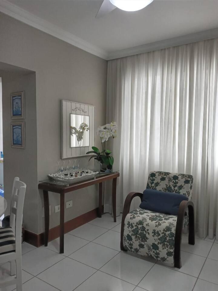 Apartamento completo na calçada da praia Apartment Guarujá Exterior foto