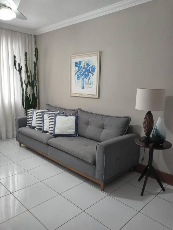Apartamento completo na calçada da praia Apartment Guarujá Exterior foto